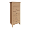 Cookes Collection Burnley 5 Drawer Narrow Chest 3