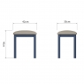 Cookes Colelction Aston Bedroom Stool Blue 5