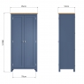Cookes Collection Aston 2 Door Full Hanging Wardrobe Dimensions