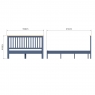 Cookes Collection Aston King Size Bedstead Dimensions