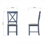 Cookes Collection Aston Dining Chair Dimensions