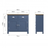 Cookes Collection Aston Sideboard Dimensions