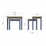 Cookes Collection Aston Nest of 2 Tables Dimensions