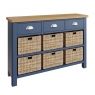 Cookes Collection Aston 3 Drawer 6 Basket Sideboard 3