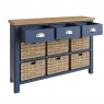 Cookes Collection Aston 3 Drawer 6 Basket Sideboard 4