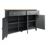 Cookes Collection Palma 3 Door Sideboard 4