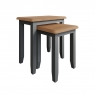Cookes Collection Palma Nest of 2 Tables Grey