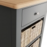 Cookes Collection Palma 1 Drawer 2 Basket Side Table 7