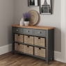 Cookes Collection Palma Sideboard With 6 Baskets Grey