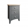 Cookes Collection Palma 3 Drawer Bedside Cabinet 3