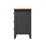 Cookes Collection Palma 3 Drawer Bedside Cabinet 5