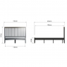 Cookes Collection Palma Double Bedstead Grey 10