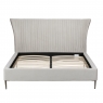 Cookes Collection Pleated Bedstead Silver 4