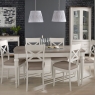 Cookes Collection Geneva Small Dining Table & 6 X Back Chairs