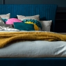 Cookes Collection Pleated Bedframe Teal 3