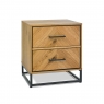 Cookes Collection Rotterdam 2 Drawer Nightstand 5