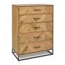 Cookes Collection Rotterdam 5 Drawer Tall Chest 4