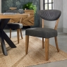 Cookes Collection Martha Dining Chair - Dark Grey