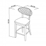 Cookes Collection Saturn (martha) Barstool - OWV 5