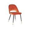 Cookes Collection Britney Dining Chair Rust 1