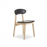 Tribe LUX Dining Chair Black leather 2