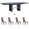 Alf Oceanum Dining Table & 4 Chairs 1