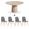 Skovby Extending Table & 4 Chairs 2