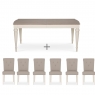 Geneva Small Dining Table & 6 Chairs 2