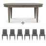 Melbourne 6-8 Extending Table & 6 Chairs 2