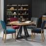Iris Circular Dining Table & 4 Chairs 1