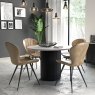 Ravello Oval Dining Table & 4 Beige Chairs 2