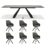 Spartan Dining Table & 6 Eliot Chairs 1