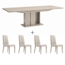 Alf Italia Claire Medium Table & 4 Chairs 1