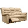 G Plan Ledbury 3 Seater Single Power Recliner Sofa LHF with Headrest & Lumbar in Leather 1