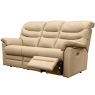 G Plan Ledbury 3 Seater Single Power Recliner Sofa RHF with Headrest & Lumbar in Leather 1