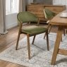 Clifton Upholstered Dining Chair - Cedar Velvet 2