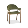 Clifton Upholstered Arm Chair - Cedar Velvet 1
