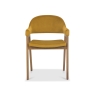 Clifton Upholstered Arm Chair - Mustard Velvet 3