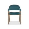 Clifton Upholstered Arm Chair - Azure Velvet 3