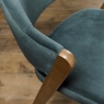 Clifton Upholstered Dining Chair - Azure Velvet 5