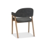 Clifton Upholstered Dining Chair - Dark Grey 4
