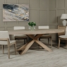 Fleur Large Oval Dining Table 7