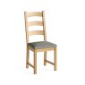 Belfort Ladder Back Dining Chair - Grey