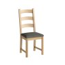 Belfort Ladder Back Dining Chair - Charcoal
