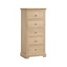 Linhay 5 Drawer Chest - Oak
