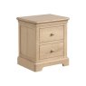 Linhay 2 Drawer Bedside - Oak
