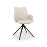 Rosello Swivel Chair - Ivory