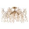 Gold Branch Semi Flush