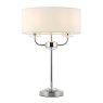 Nixon 2 Light Table Lamp - Chrome