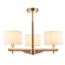 Heathcliff 3 Light Semi Flush